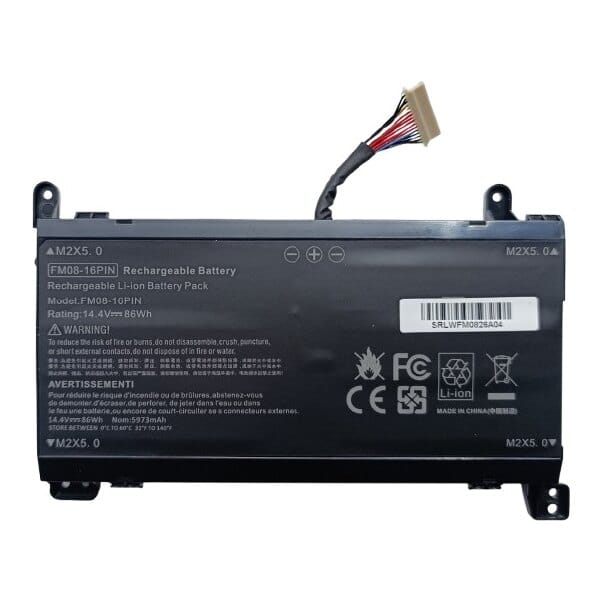 Suderinama nešiojamo kompiuterio baterija HP FM08, 86 Wh, 5973 mAh, 16 pin