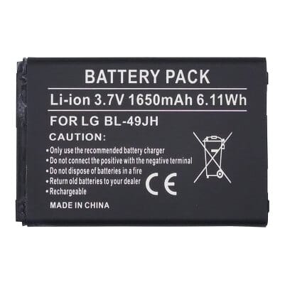 Suderinama telefono baterija LG BL-49JH (K4 K120)