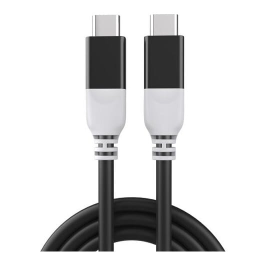 Kabelis USB-C - USB-C, PD100 W, 40Gbps, USB4 (juodas, 3m)