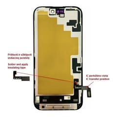 Pakaitinis telefono ekranas iPhone 16, LTPO Soft OLED, 60 Hz