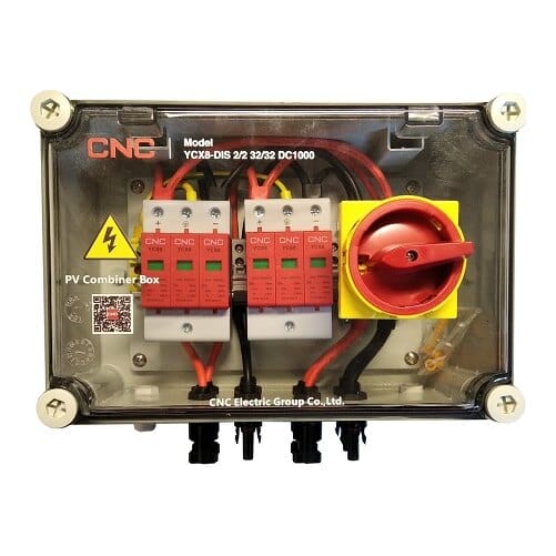 PV atjungimo skydelis, DC 2in-2out, IP66