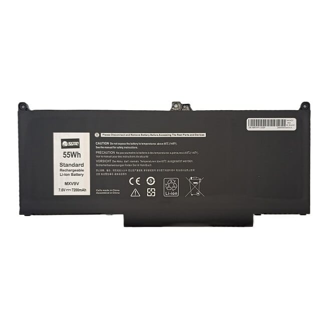 Suderinama nešiojamo kompiuterio baterija Dell MXV9 V, 7200 mAh