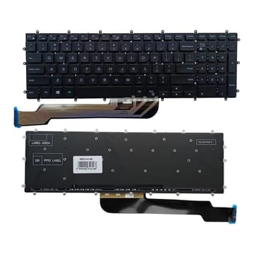 Nešiojamo kompiuterio klaviatūra Dell Inspiron 5570, 5565, 7566, 7567, 3579, su pašvietimu