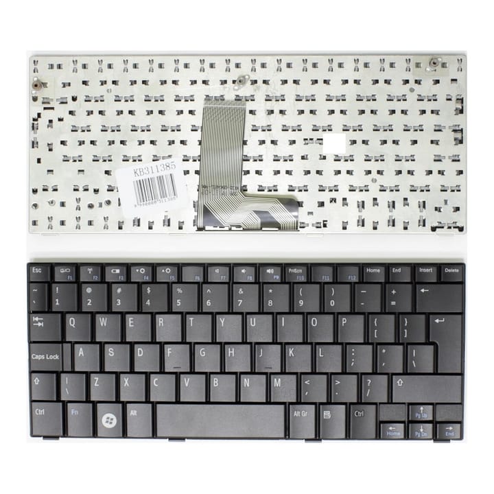 Nešiojamo kompiuterio klaviatūra Dell Inspiron Mini 10, 10 V, 1010, 1011, UK