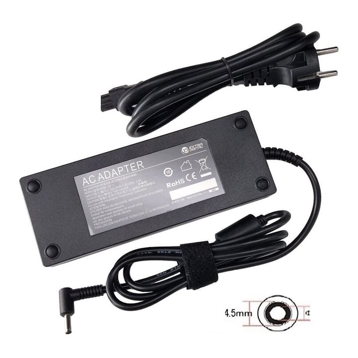 Įkroviklis nešiojamam kompiuteriui ASUS 120 W, 19 V, 6,32 A, kištukas 4,5 × 3,0 mm su adatėle
