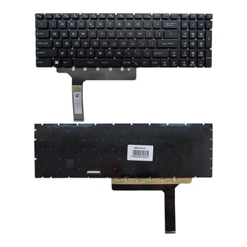 Nešiojamo kompiuterio klaviatūra MSI GP76, GS76, GE76, su RGB apšvietimu, US
