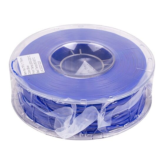 3D spausdinimo plastikas TPU, 1,75 mm, 1kg, mėlynas