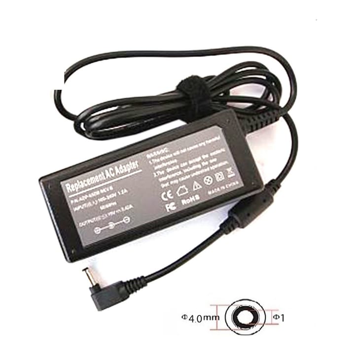 Įkroviklis nešiojamam kompiuteriui ASUS 65 W, 19 V, 3,42 A, kištukas 4,0 × 1,35 mm
