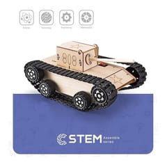 Medinis konstruktorius "Elektrinis tankas", mokomasis modelis