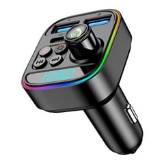 FM moduliatorius automobiliui T18 (RGB LED, PD3.0 30 W, laisvų rankų įranga)