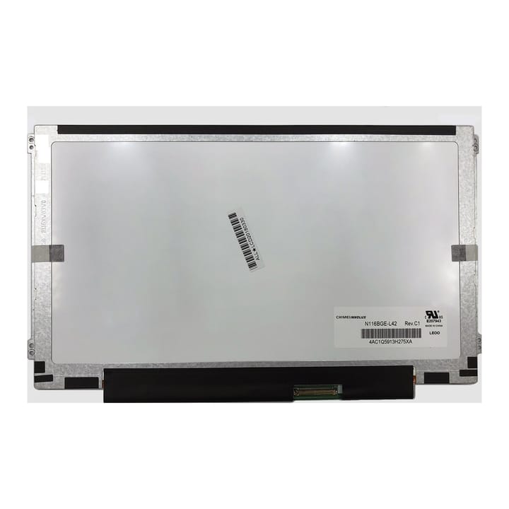 Nešiojamo kompiuterio ekranas 11.6" 1366x768, 60 Hz, blizgus, 40 pin (jungtis dešinėje), N116BGE-L42