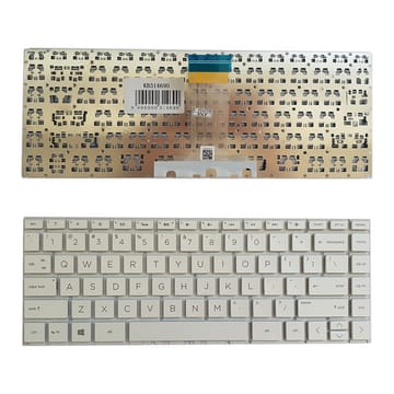 Nešiojamo kompiuterio klaviatūra HP Stream 14-DS, balta, US