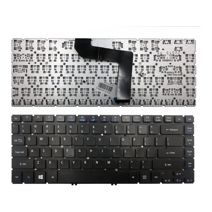 Nešiojamo kompiuterio klaviatūra su apšvietimu Acer Aspire M5-481T, M5-481TG, M5-481PT, M5-481PTG US