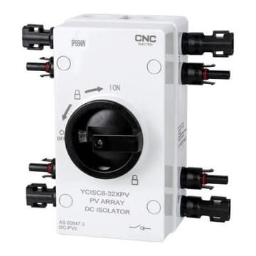 DC jungiklis 32 A, 1000VDC, MC4, IP66NW