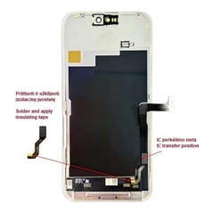 Pakaitinis telefono ekranas iPhone 15 Pro Max, LTPO Soft OLED, 120 Hz