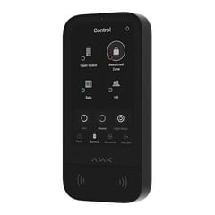Ajax KeyPad TouchScreen belaidė valdymo klaviatūra liečiamu ekranu (Juoda)