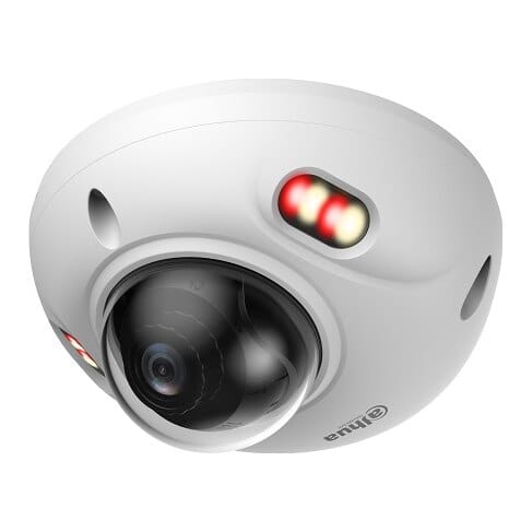 IP kamera kupol. 6MP STARLIGHT AI, IR+LED iki 50m, 1/2.7” 2,8 mm 108°, SMD, IVS, IP67, H.265,IK10