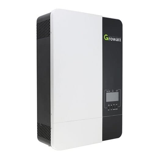 Inverteris GROWATT SPF3500ES, 3.5kW, 1-fazis, 48 V, 80 A MPPT, 450 V
