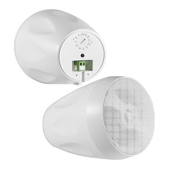 Lauko garsiakalbiai 40 W, 6.5", 2 juostų, balti (pora)