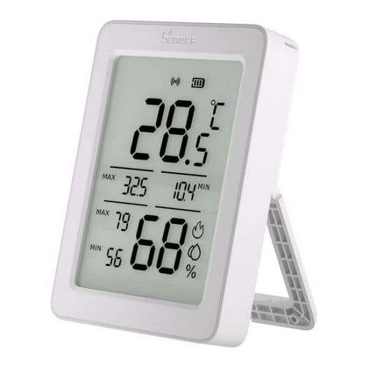SONOFF Zigbee išmanusis temperatūros ir drėgmės jutiklis su LCD ekranu