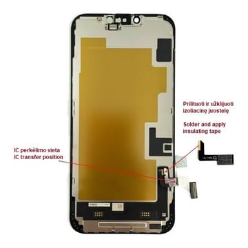 Pakaitinis telefono ekranas iPhone 14 Plus, LTPO Soft OLED, 60 Hz