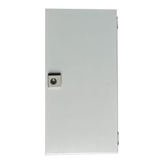 Paskirstymo skydas TIBOX 400x200x80 mm su užraktu, virštinkinis
