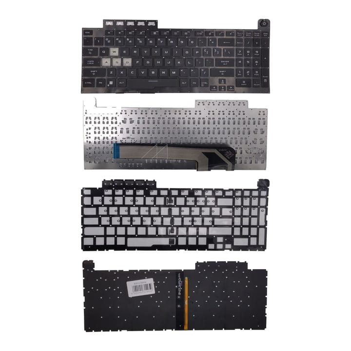 Nešiojamo kompiuterio klaviatūra ASUS FA506, FA706, US, su RGB pašvietimu