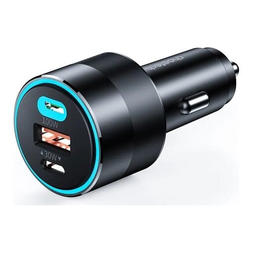 Kroviklis CHOETECH 2xUSB-C, USB-A: 12–24 V, 130 W, QC3.0, PD3.0, PPS