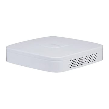 IP įrašymo įrenginys 4 kam., 4K 16MP, 1HDD, 80Mbps, 4PoE įėjimai, H.265/H.264, IVS