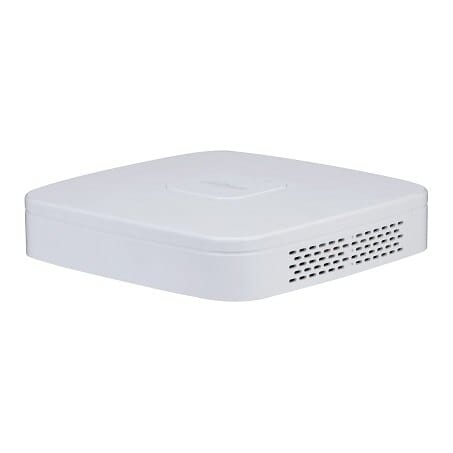 IP įrašymo įrenginys 4 kam., 4K 16MP, 1HDD, 80Mbps, 4PoE įėjimai, H.265/H.264, IVS