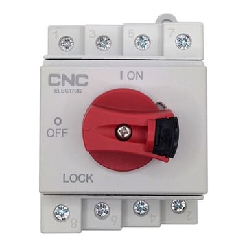 DC jungiklis 4P, 32 A, 1000VDC, Din