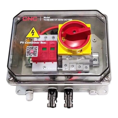 PV atjungimo skydelis, DC 1in-1out, IP66