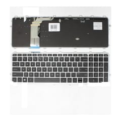 Nešiojamo kompiuterio klaviatūra HP Envy TouchSmart 15-J, 17-J, M7-J, 17T-J su rėmeliu ir pašvietimu