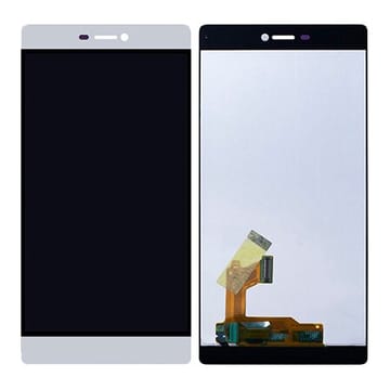 Pakaitinis telefono ekranas Huawei P8, baltas