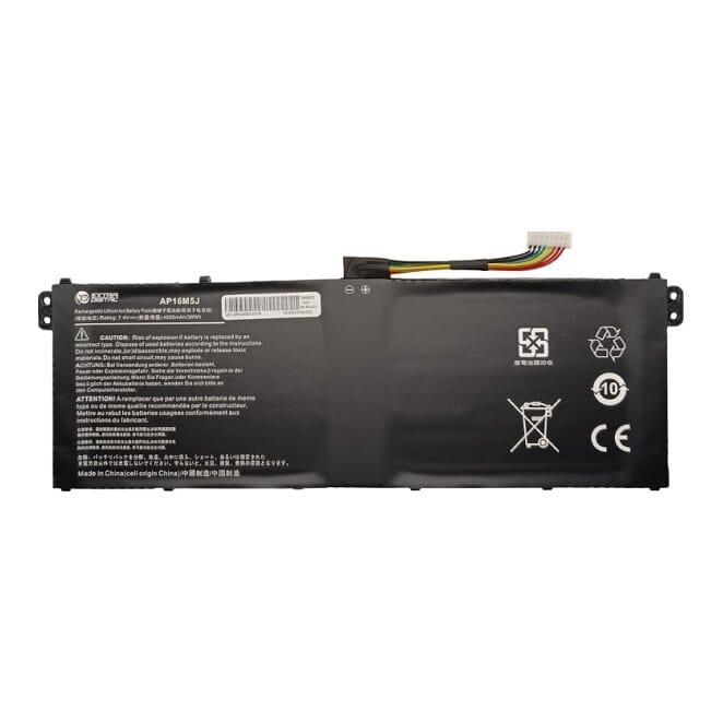 Suderinama nešiojamo kompiuterio baterija Acer AP16M5J, 4800 mAh