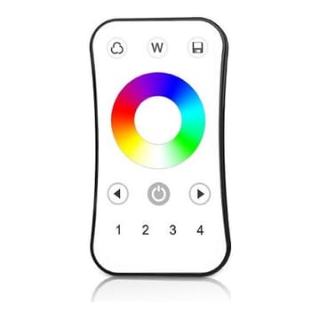 R8 nuotolinis valdymo pultelis, 4 zonų, RGB/RGBW