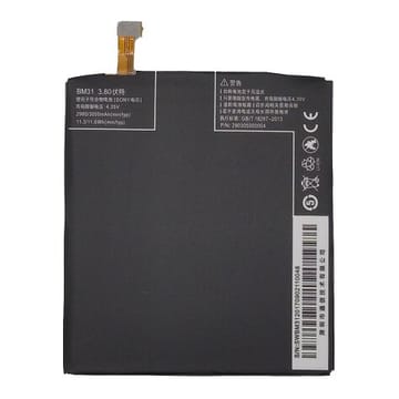 Suderinama telefono baterija Xiaomi Mi 3 (BM31)