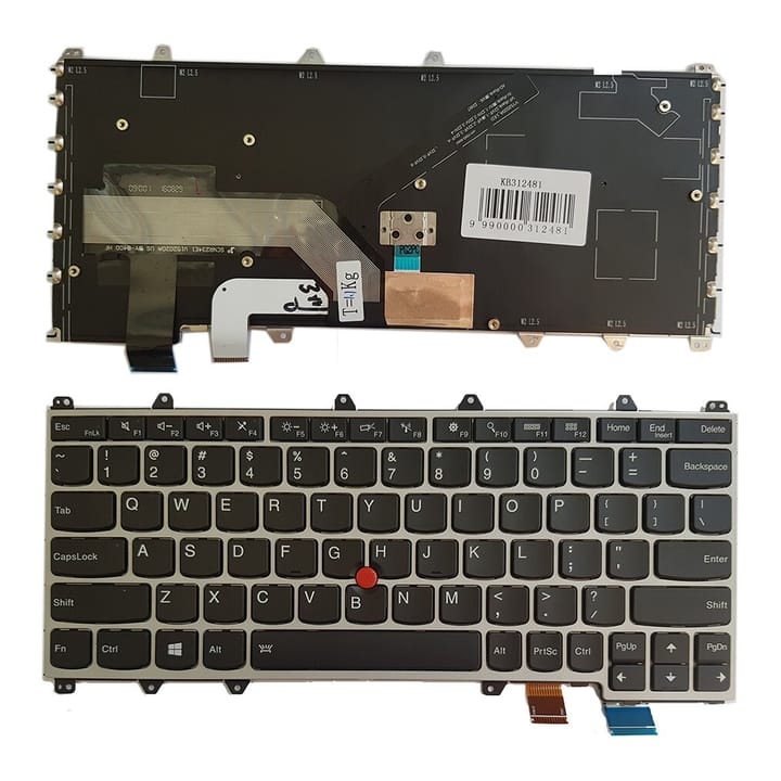 Nešiojamo kompiuterio klaviatūra Lenovo Yoga 260 su pašvietimu