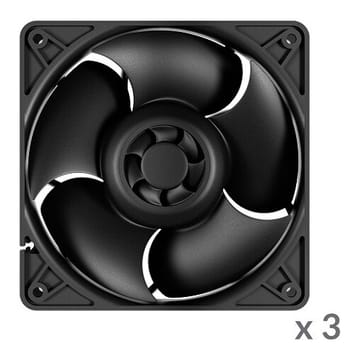 ARCTIC S12038-4K serverio ventiliatoriai, 4-pin, 40 mm, 3 vnt.