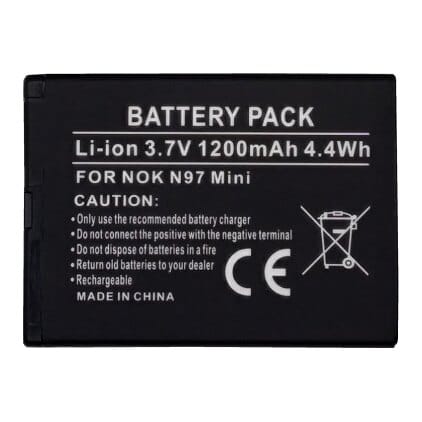 Suderinama telefono baterija Nokia BL-4D (E5, E7, N8, N97)
