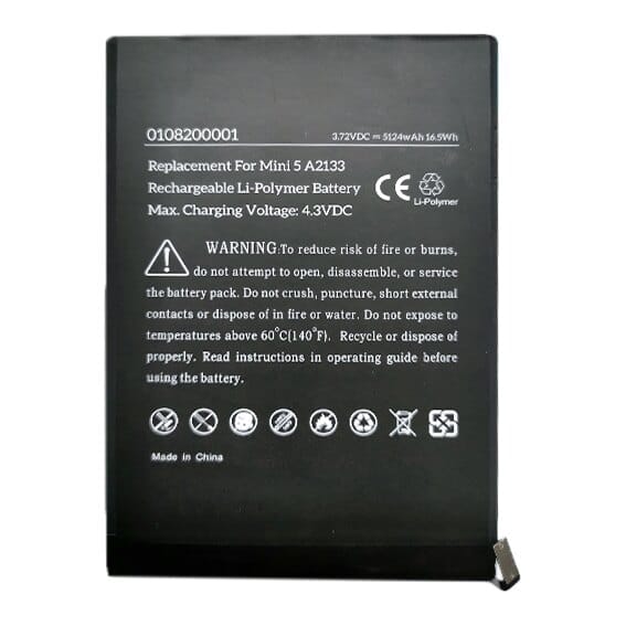 Suderinama planšetinio kompiuterio baterija Apple iPad mini 5