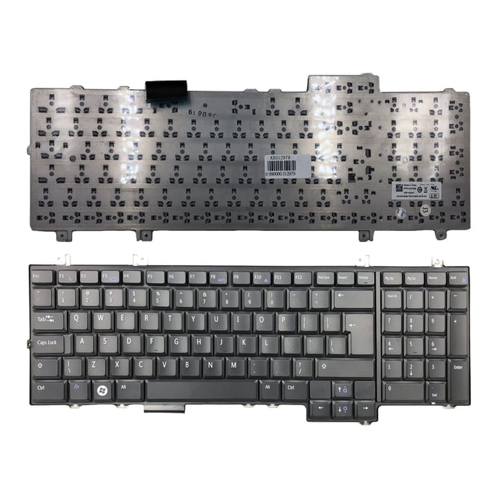Nešiojamo kompiuterio klaviatūra Dell Studio 17, 1730, 1735, 1736, 1737 (UK)