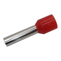 Presuojamas izoliuotas antgalis 10mm2/7AWG laidui, varis, raudonas, 100 vnt.