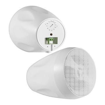 Lauko garsiakalbiai 20 W, 4", 2 juostų, balti (pora)