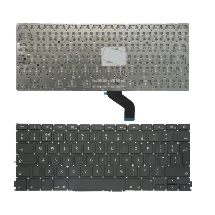 Nešiojamo kompiuterio klaviatūra Apple MacBook Pro Retina 13", A1425 (UK)