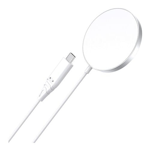 Belaidis įkroviklis CHOETECH, 15 W, magnetinis, baltas