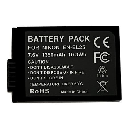 Baterija Nikon EN-EL25 1350 mAh