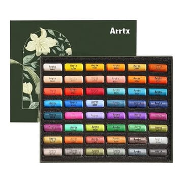 Minkštų pastelių rinkinys ARRTX, 48 spalvų