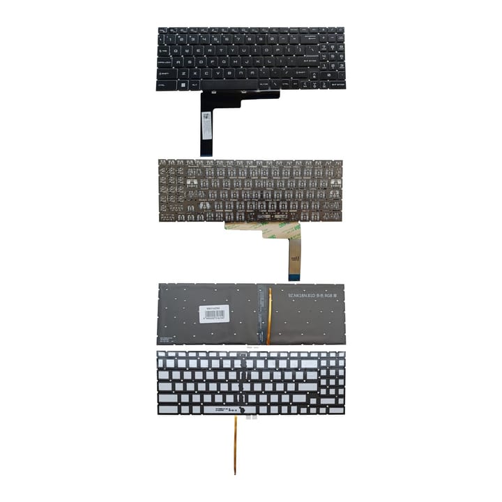 Nešiojamo kompiuterio klaviatūra MSI MS-1585, su RGB apšvietimu, US