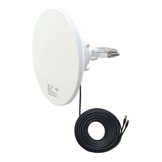 5G / LTE / CBRS 2x2MIMO antena, 1.7-4.2GHz, 2x 12dBi, IP67